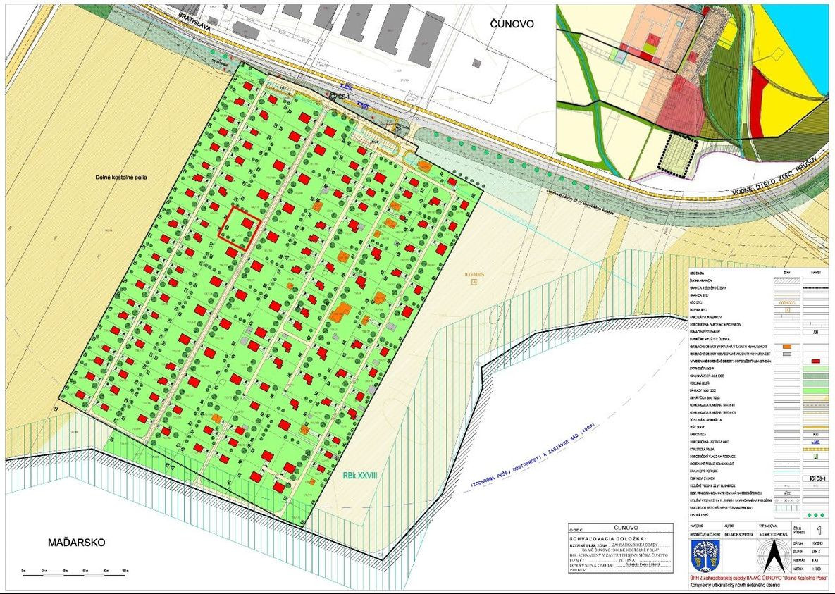 Stavebný pozemok Čunovo