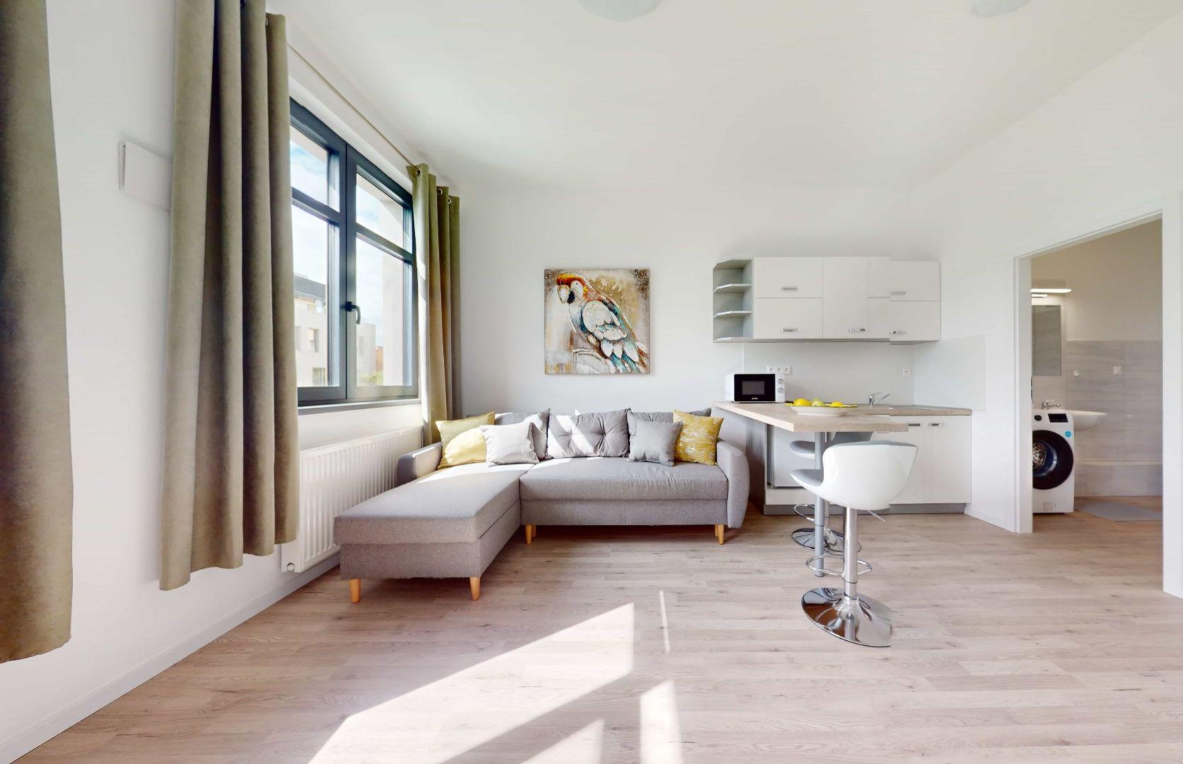 Prenájom novostavby -  garsónka na Námestí 1 . mája v projekte Kesselbauer