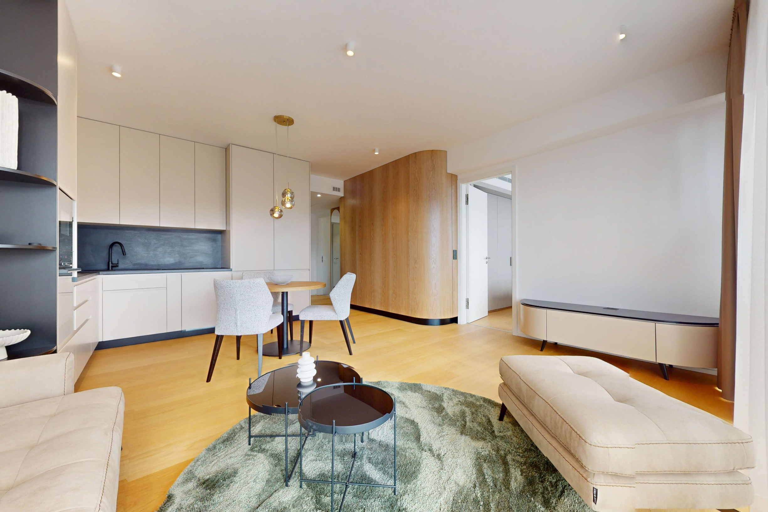 Dizajnový 2 izbový byt pri parku Janka Kráľa, v projekte Liget - Krasovského ulica.