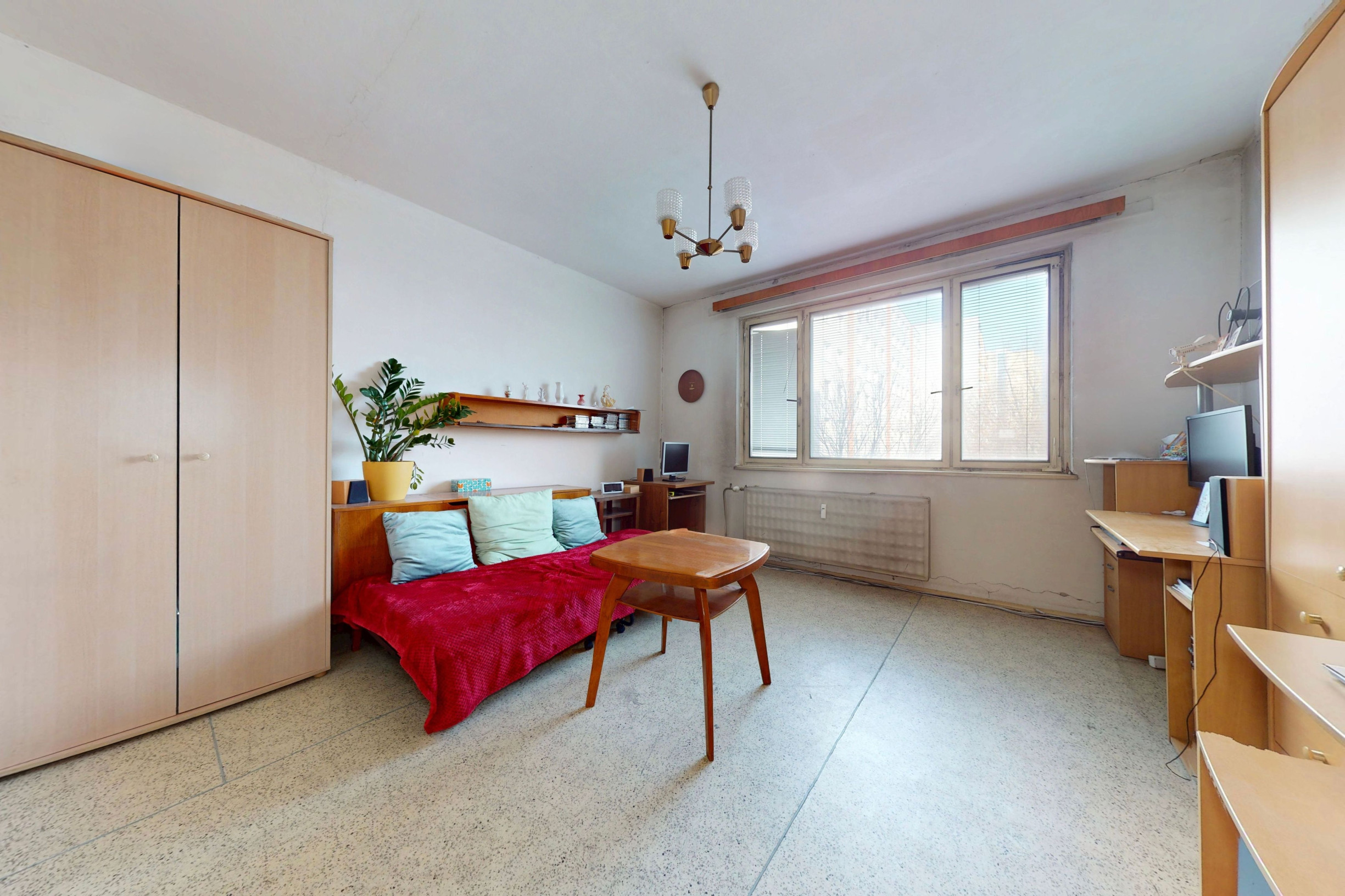 Na predaj 1 izbový byt v pôvodnom stave na Mierovej ul. 