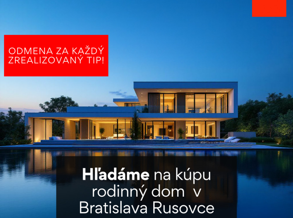 SÚRNE HĽADÁME pre konkrétneho klienta!