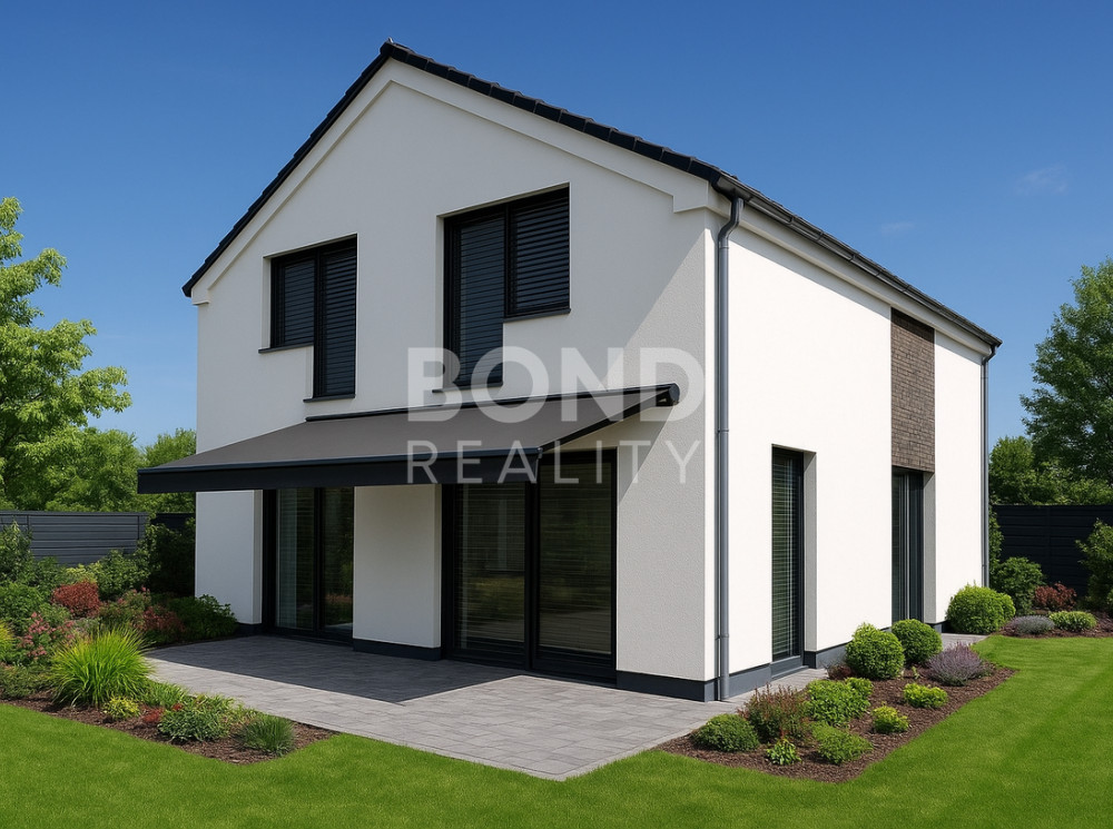 Novostavba samostatne stojaceho5 izbového RD v novovybudovanej časti Podunajských Biskupiciach, Granátová ul.