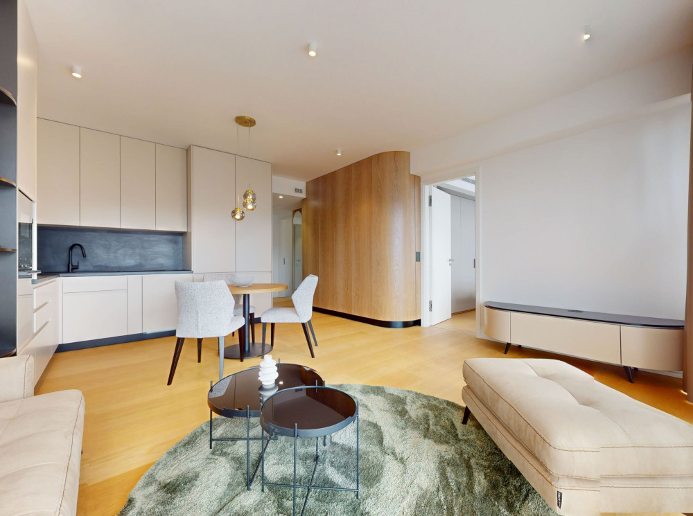 Dizajnový 2 izbový byt pri parku Janka Kráľa, v projekte Liget - Krasovského ulica.