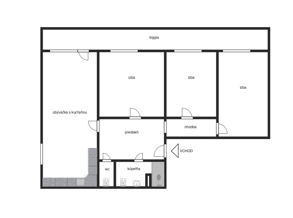 Pripravujeme: 4izb. byt po kompletnej rekonštrukcii, hneď vedľa ZŠ Za kasárňou. 