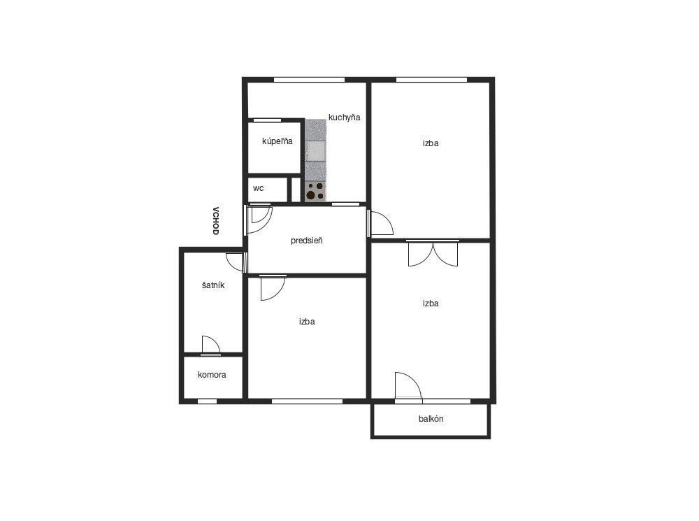 Slnečný 3,5-izbový byt v srdci Ružinova  – Trávniky