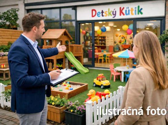 Hľadáme nebytový priestor na prenájom vhodný na prevádzku detského kútika.