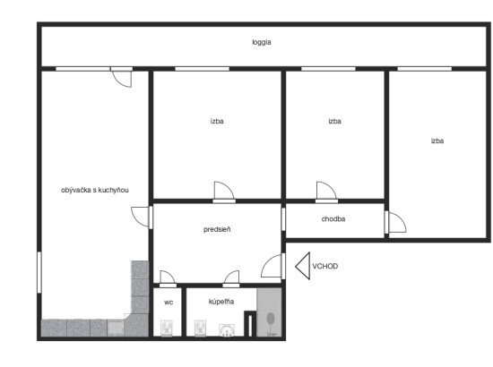 Pripravujeme: 4izb. byt po kompletnej rekonštrukcii, hneď vedľa ZŠ Za kasárňou. 