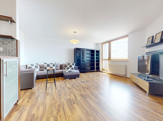 Na prenájom  priestranný 3-izbový byt 116m² s krásnym výhľadom na Bratislavský hrad a Staré Mesto.
