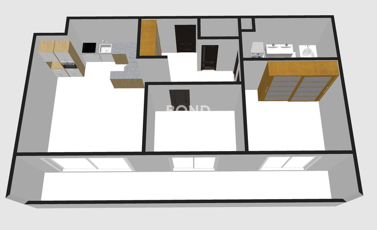 SLNEČNÝ 3-IZBOVÝ BYT S VEĽKOU LODŽIOU V NOVOSTAVBE SKYBOX